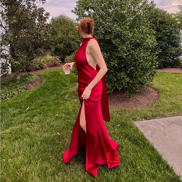 Revolve Dresses | Revolve Red Halter Maxi Dress | Color: Red | Size: 2 | Kluther322's Closet Revolve Dresses | Revolve Red Halter Maxi Dress | Color: Red | Size: 2 | Kluther322's Closet